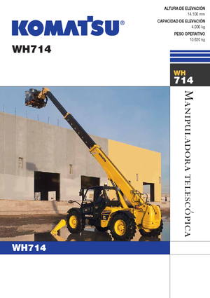 Телескопични манипулатори на материали Komatsu WH714