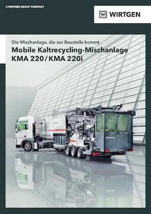 Машина за рециклиране на пътища - студено рециклиране Wirtgen KMA 220i