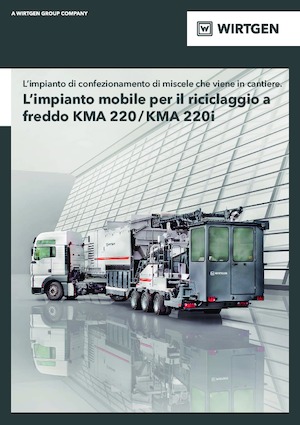 Машина за рециклиране на пътища - студено рециклиране Wirtgen KMA 220i
