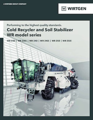 Машина за рециклиране на пътища - студено рециклиране Wirtgen WR 250i