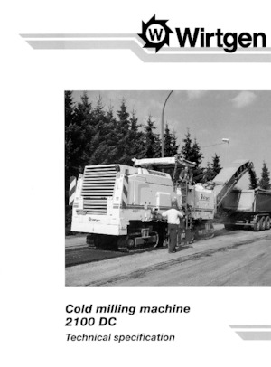 Пътни фрези Wirtgen 2100 DC