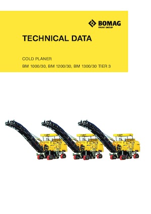 Пътни фрези Bomag BM 1000/30