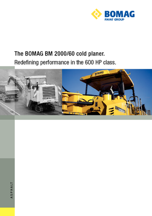 Пътни фрези Bomag BM 2000/60
