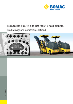 Пътни фрези Bomag BM 500/15