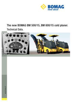 Пътни фрези Bomag BM 500/15
