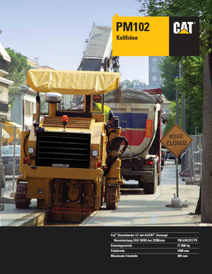 Пътни фрези Caterpillar PM102