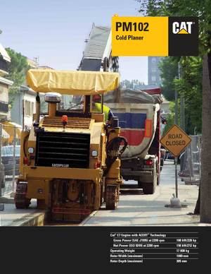 Пътни фрези Caterpillar PM102