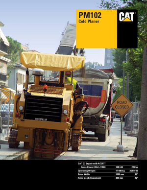 Пътни фрези Caterpillar PM102