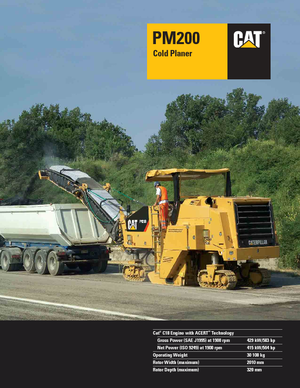 Пътни фрези Caterpillar PM200