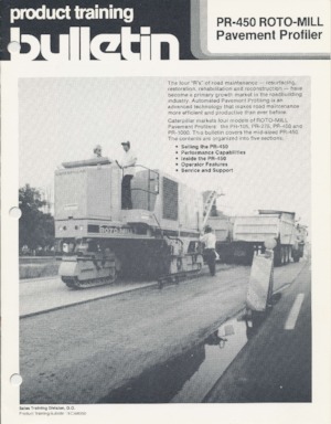 Пътни фрези Caterpillar PR-450