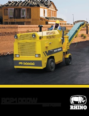 Пътни фрези RHINO RCP1000W