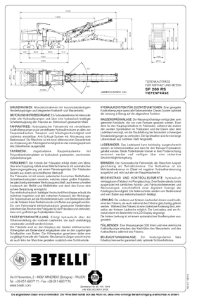 Пътни фрези Bitelli SF 200 RS