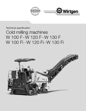 Пътни фрези Wirtgen W 120 F