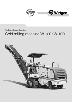 Пътни фрези Wirtgen W 100 i