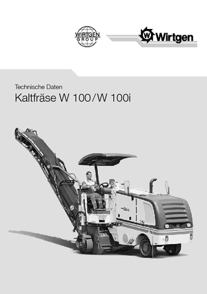 Пътни фрези Wirtgen W 100 i