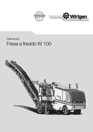 Пътни фрези Wirtgen W 100
