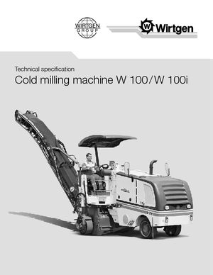 Пътни фрези Wirtgen W 100