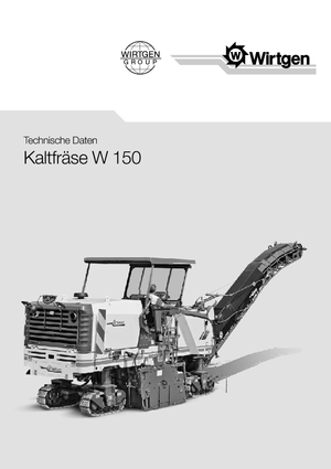 Пътни фрези Wirtgen W 150