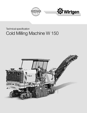 Пътни фрези Wirtgen W 150