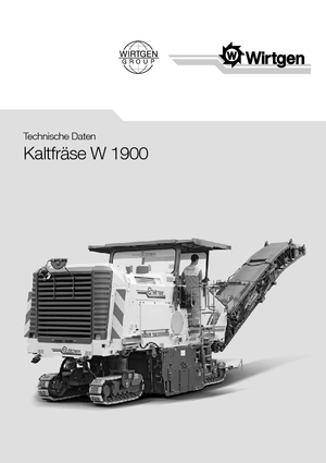 Пътни фрези Wirtgen W 1900