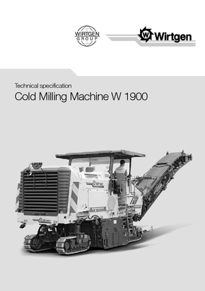 Пътни фрези Wirtgen W 1900