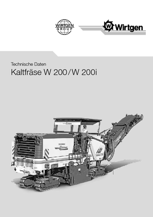 Пътни фрези Wirtgen W 200 i