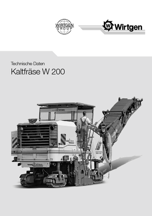 Пътни фрези Wirtgen W 200