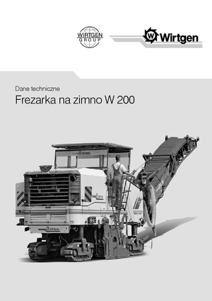Пътни фрези Wirtgen W 200