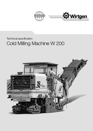 Пътни фрези Wirtgen W 200