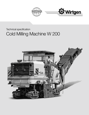 Пътни фрези Wirtgen W 200