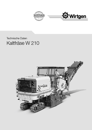 Пътни фрези Wirtgen W 210