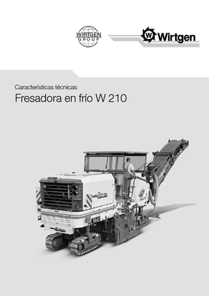 Пътни фрези Wirtgen W 210