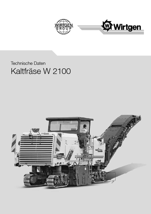 Пътни фрези Wirtgen W 2100