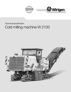 Пътни фрези Wirtgen W 2100