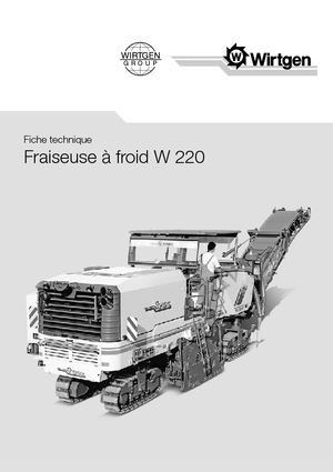 Пътни фрези Wirtgen W 220