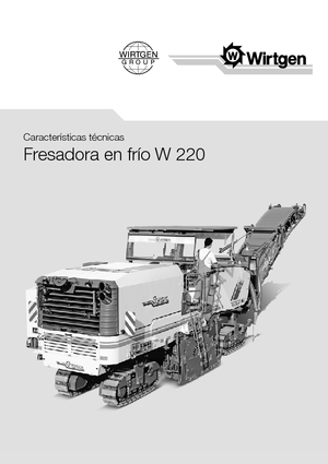Пътни фрези Wirtgen W 220