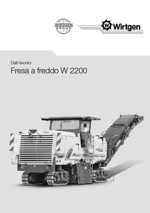Пътни фрези Wirtgen W 2200