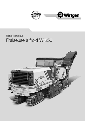 Пътни фрези Wirtgen W 250