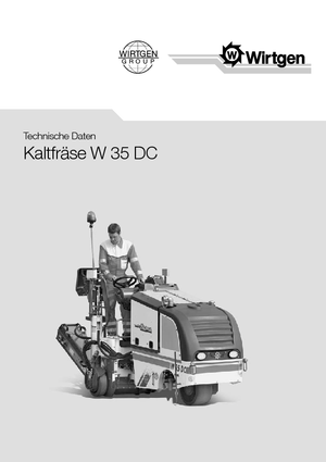 Пътни фрези Wirtgen W 35 DC