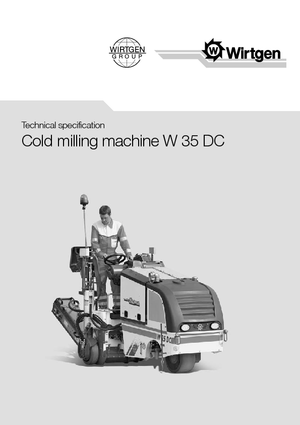 Пътни фрези Wirtgen W 35 DC