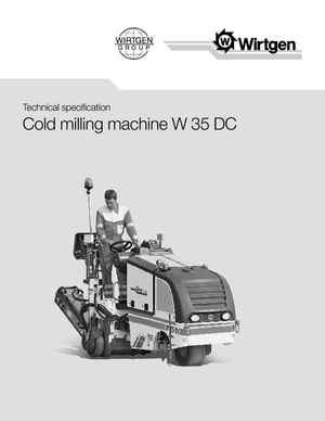 Пътни фрези Wirtgen W 35 DC