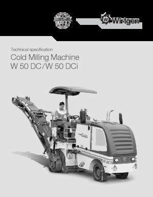 Пътни фрези Wirtgen W 50 DCi