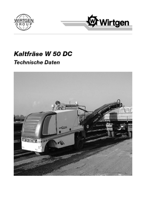Пътни фрези Wirtgen W 50 DC