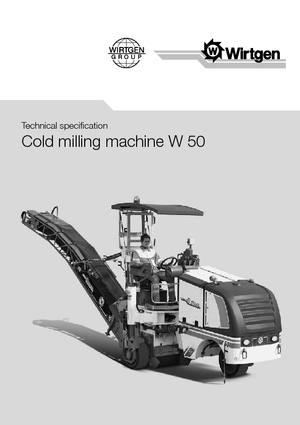 Пътни фрези Wirtgen W 50