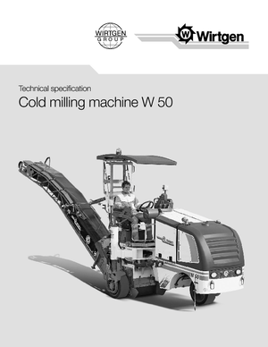 Пътни фрези Wirtgen W 50