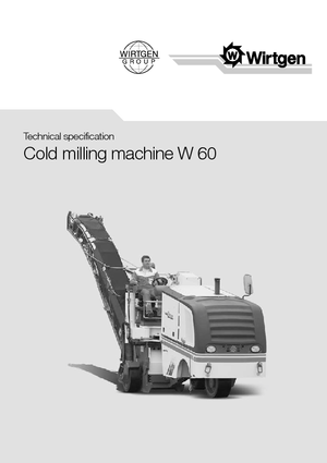 Пътни фрези Wirtgen W 60