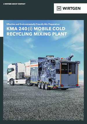 Машина за рециклиране на пътища - студено рециклиране Wirtgen KMA 240