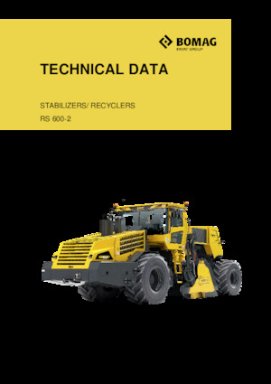Машина за рециклиране на пътища - студено рециклиране Bomag RS 600-2