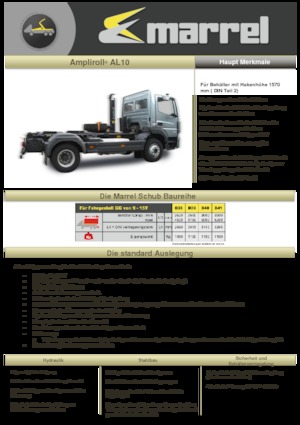 Самосвали - изпразване чрез преобръщане Marrel AL 10 DIN 41 B
