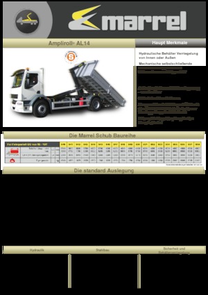 Самосвали - изпразване чрез преобръщане Marrel AL 14 DIN 56 S-B